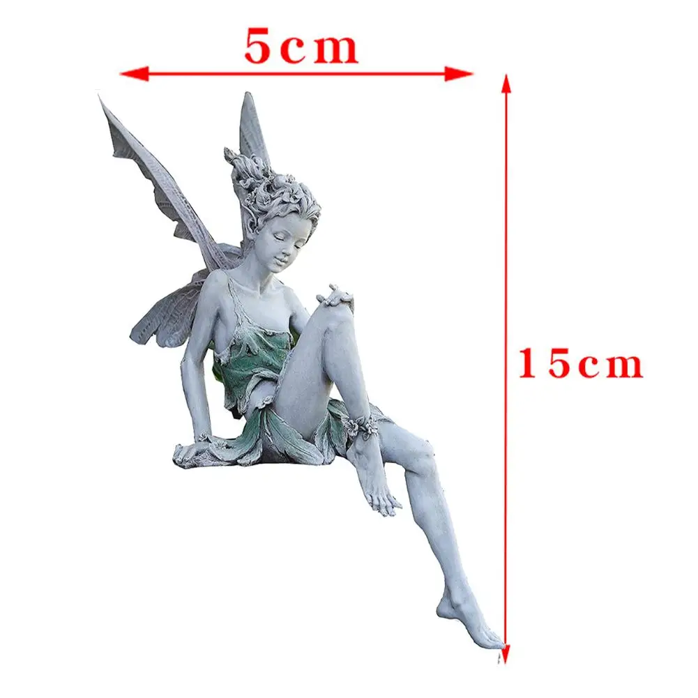 12 Mini-Feen-Figuren Für Garten-Deko – Aus Kunstharz, Ca. 5–7 Cm Groß