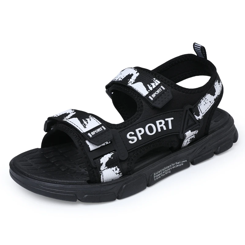 Summer Men's Sandals Adjustable Comfy Roman Shoes Lightweight Breathable Outdoor Hiking Shoes Waterproof Anti-slip Water