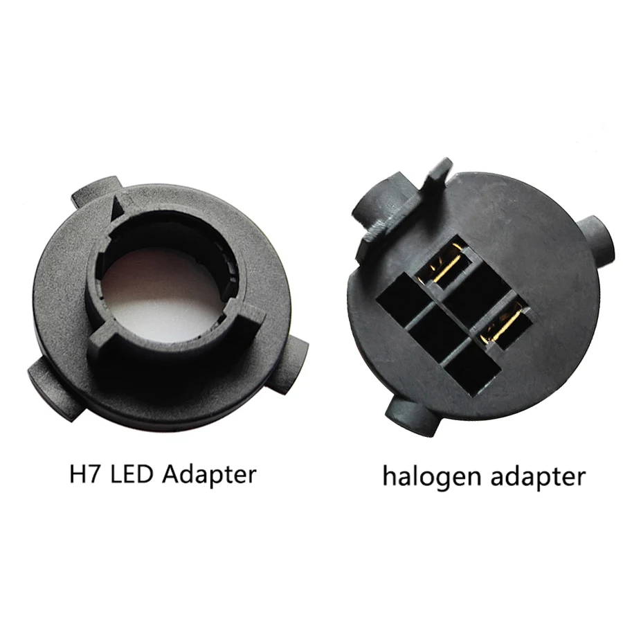H7 LED Headlight Adapter Holder For KIA K3 K4 K5 Sorento Sportage R Hyundai Santa Fe Tucson Sonata 9th 3Pcs/Set + Install Tool lamp holder headlight holder light holder
