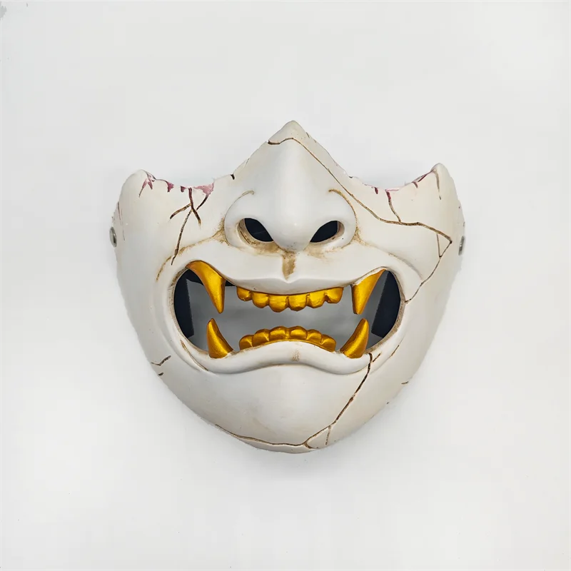 Death Stranding: Mount Yotei | White Resin Mask Cosplay Props 20 Death Stranding Beached Things Resin Mask Cosplay Props