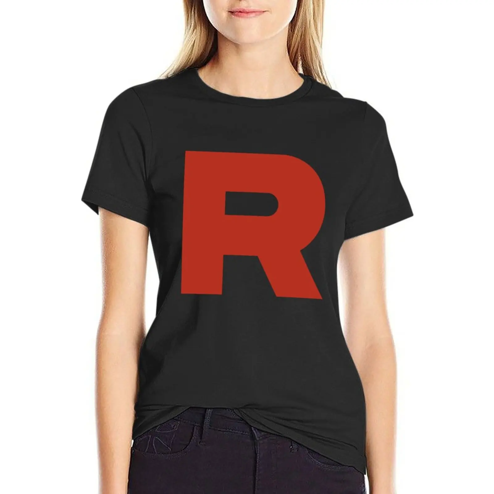 Team Rocket T-Shirt summer tops customs T-shirt Women
