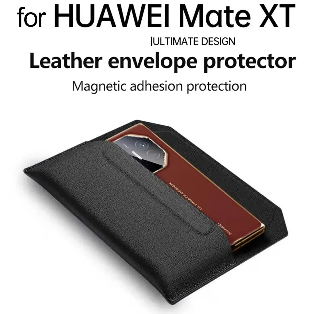 Genuine Leather Universal Magnetic Pouch Bag with Ultimate Design