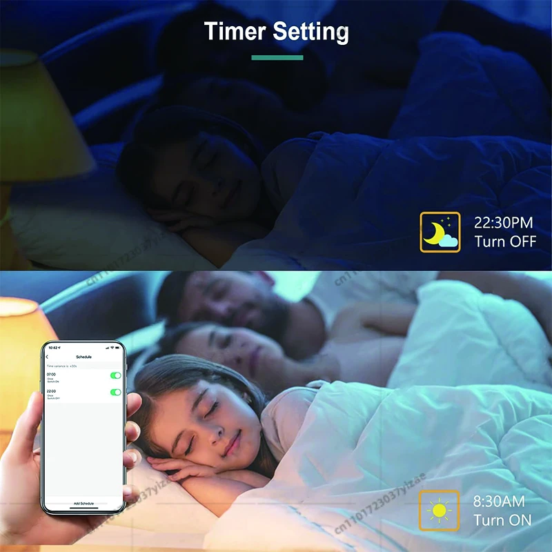 Tuya WiFi A60 E27 Smart LED Light Bulbs 85-265V Wide Voltage App/Alexa/Google Control Colors Music Sync No Hub Needed