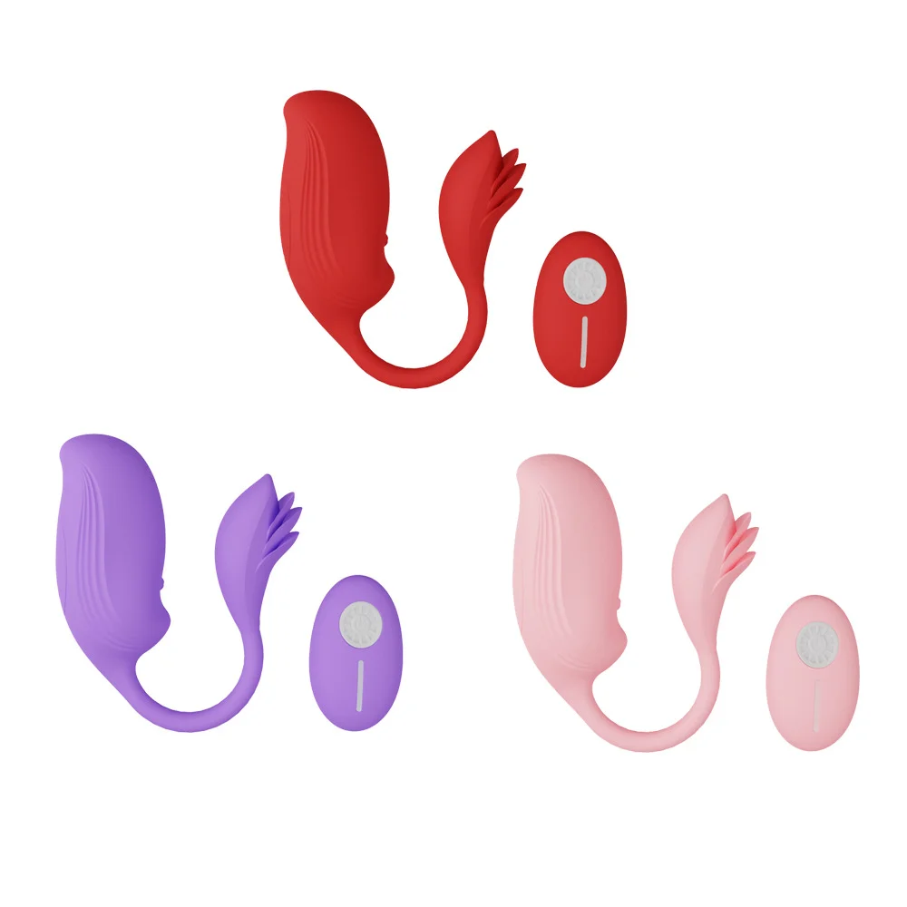 New For Women Wireless 10Speed Clitoris Vaginal Stimulator Double Vibrating Egg Sex Toy husband and wife sharing G-spot Vibrator