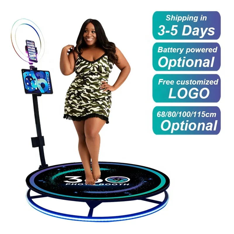 

360 Photo booth photobooth digital booth 360-Photo-Booth kiosk for wedding or party vending Machine