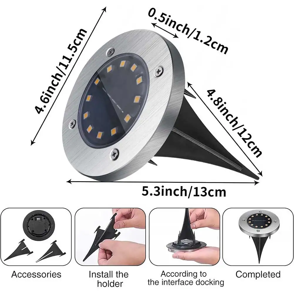 12 LED Warm Light
