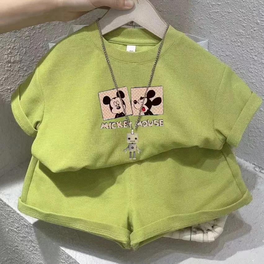 الصيف طفل الفتيات الملابس مجموعة طفل أزياء ديزني ا...