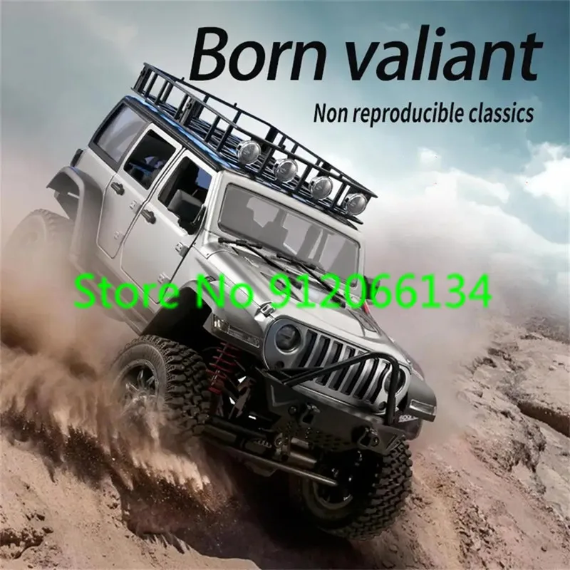 Smart Auto Lighting Remote Control Truck Vehicle 1:12 4WD 45° Climb Crawler Off Road Chassis Speed AdjustmentRC Truck Car Model 5