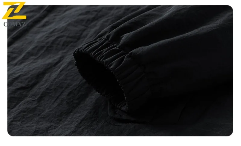 COMXZ 2025 Autumn New Men Color Block Jacket Shirt Collar American Coat Youth Hong Kong Style Casual Trend Lapel Workwear Coat