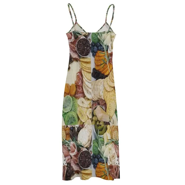 O Vestido Que Combina Elegância e Conforto: Cheese Board Sleeveless Dress 5 Vestido Elegante e Confortável para Ocasiões Especiais