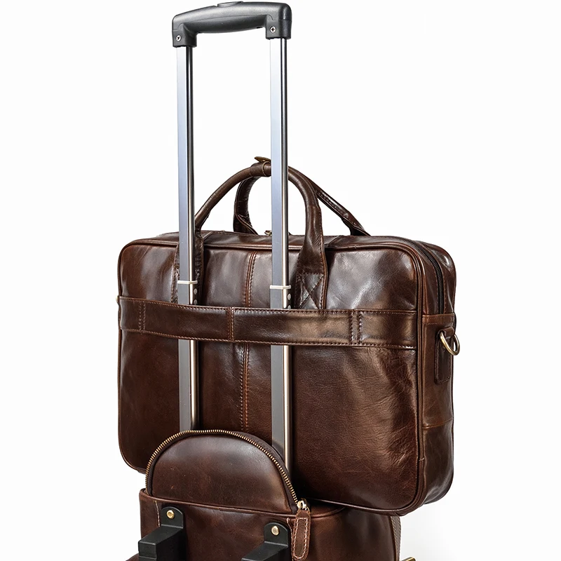 Laptop Bag 17 - Premium Leather (No. 1)
