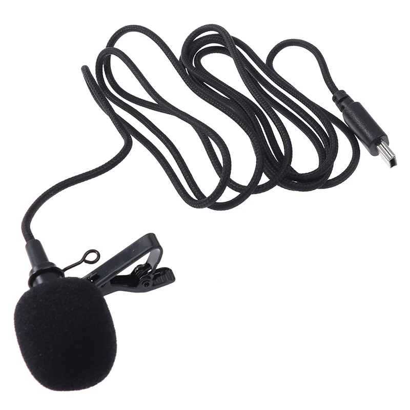 Microphone Externe USB pour GoPro Hero 3/3+/4/5/6/7 - Clip Métal, Plug & Play