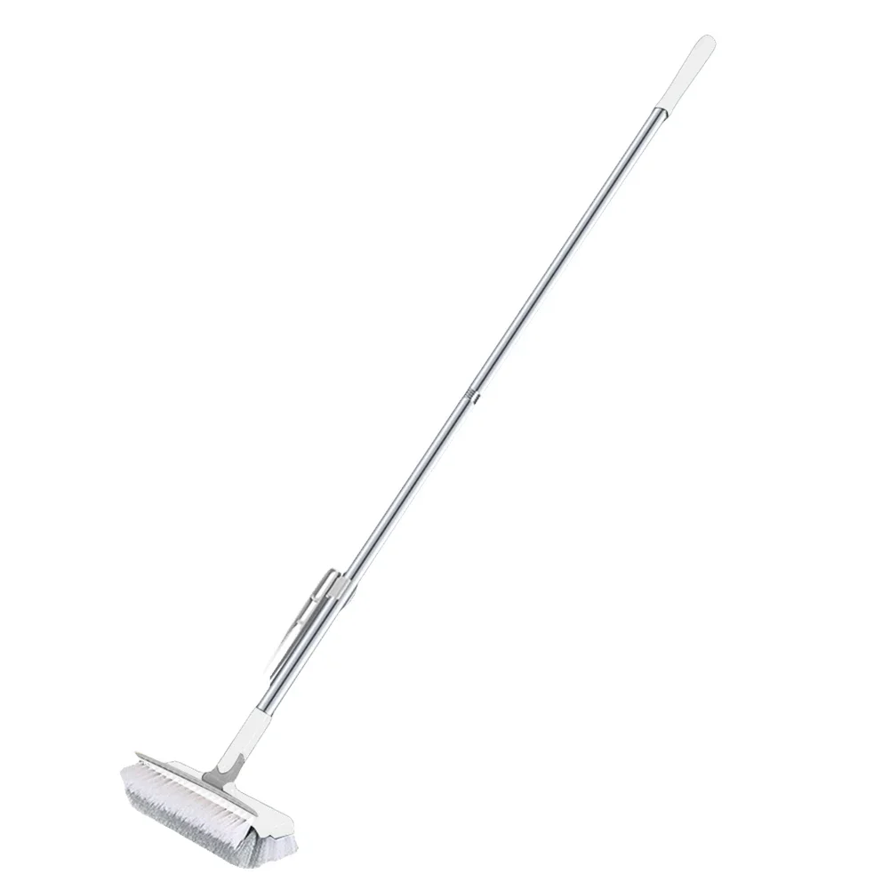 Floor Scrub Brush 3 In 1 Long Handle Removable Adjustable Wiper Broom