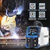135 Amp MIG Welder, 3 in 1 Multiprocess,110V Flux Core,Flux MIG/Lift TIG/Stick Welding Machine Synergic Control IGBT Inverter 3