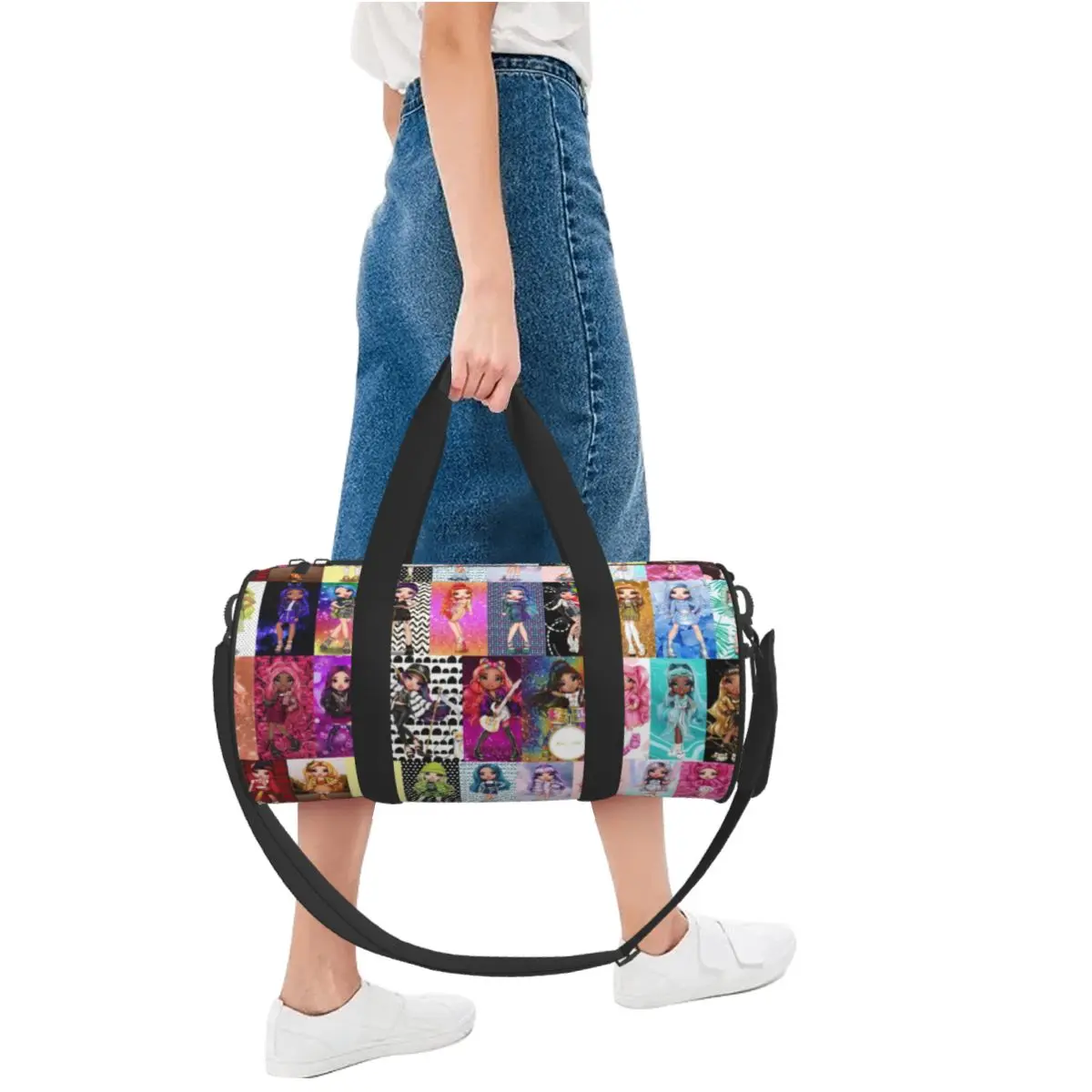 Rainbow High Gym Bag Kawaii Girl Waterproof Sports Bags Large Swimming Design Handbag Novelty Fitness Bag For Men Women 5