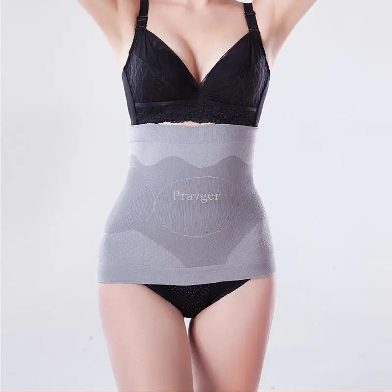  Women Bamboo Belt Slimming Shaper Belly Girdle Waist Cinchers Seamless Control Tummy Trimmer Corset Wrap