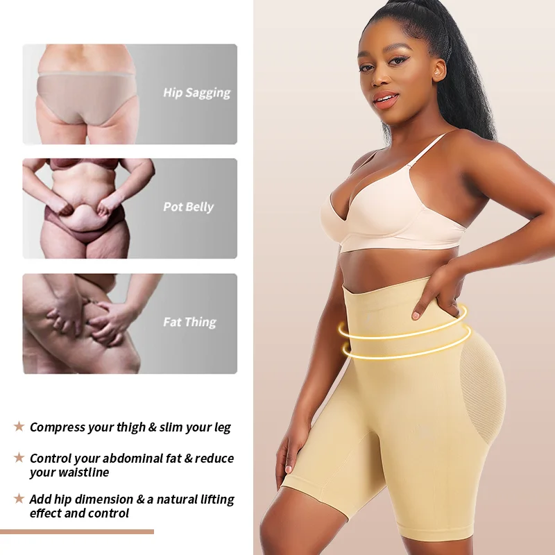 Butt Lifter Control Panties Shapewear Women High Waist Slimming Lingeries Shaper Seamless Tummy Control Hip Enhance Briefs Fajas