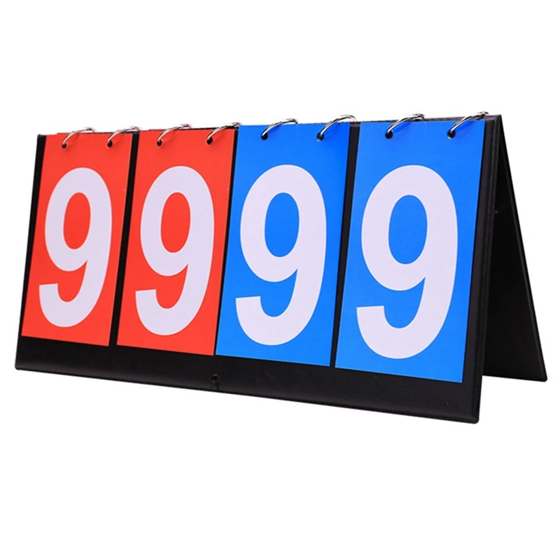 

3X 4 Digit Score Board Basketball Soccer Scoreboard For Basketball Football Badminton Volleyball Table Tennis