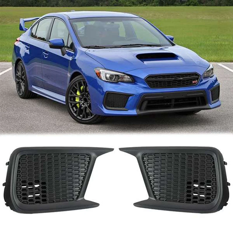 

1 Pair Front Fog Lamp Grille Cover Decorative Bezel Honeycomb 57731VA400 57731VA410 For Subaru WRX STI 2018 2019 2020