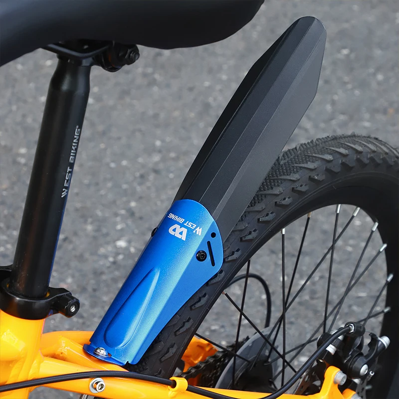 WEST BIKING Bicycle Fender Aluminum Alloy Mudguard Wings Mud Splashing Prevention Bracket Bicycle Parts for 14-20 Inch MTB Bike