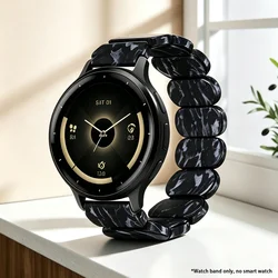 Versatile Resin Watch Band - 18/20/22mm Strap - 22mm (Black flower)