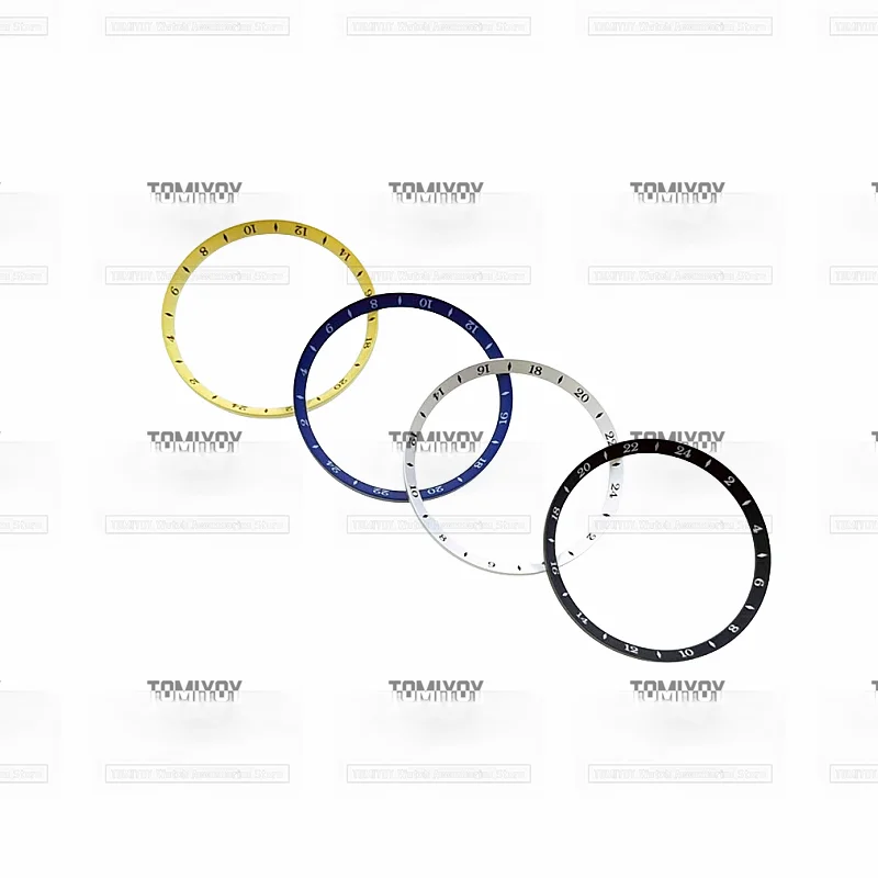 33MM*29MM Black Blue Yellow White Index Chapter Ring Fit For 39mm Watch NH35 Watch Case Presage Mechanical Watch
