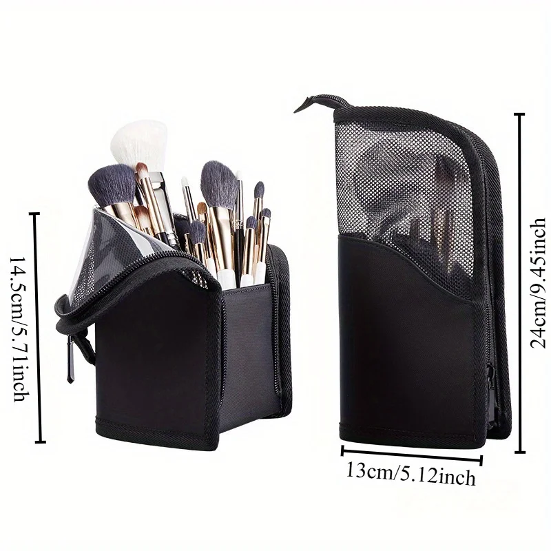 Portable Brow pencil Lipstick storage bag New makeup tool storage bag for women holding makeup brush bag 6