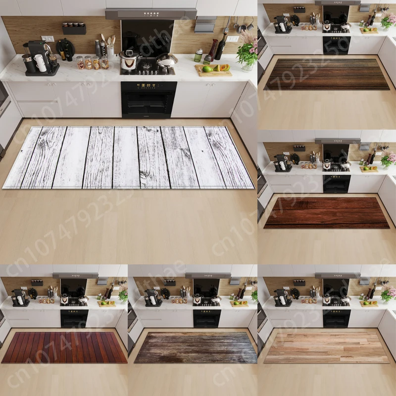 

Striped Kitchen Rug Home Hallway Entrance Long Doormat Anti Slip Laundry Room Bathroom Washroom Floor Mat Bedroom Decor Carpet