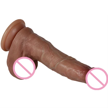 Six Models Realistic Makeup Dildos Silicone Big Penis Anal Sex Toys For Women Strapon Female Masturbation Vagina Orgasm Gag Dick 3