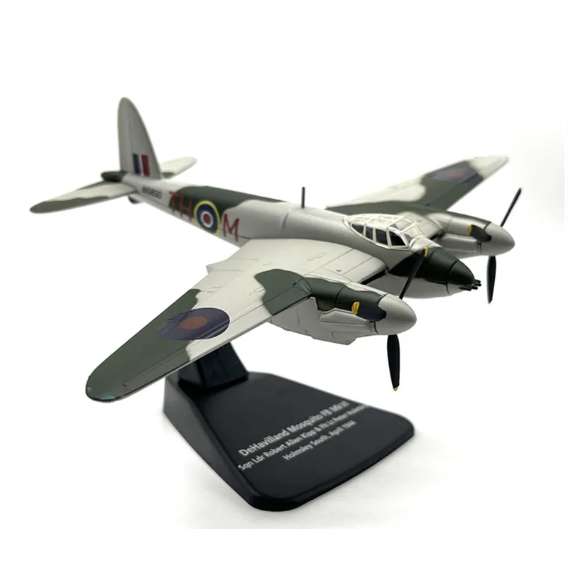 

Diecast Alloy 1:72 Scale Air Force DH-FB-MKVI World War II Aircraft Model Adult Classic Collection Toys Static Display Souvenir