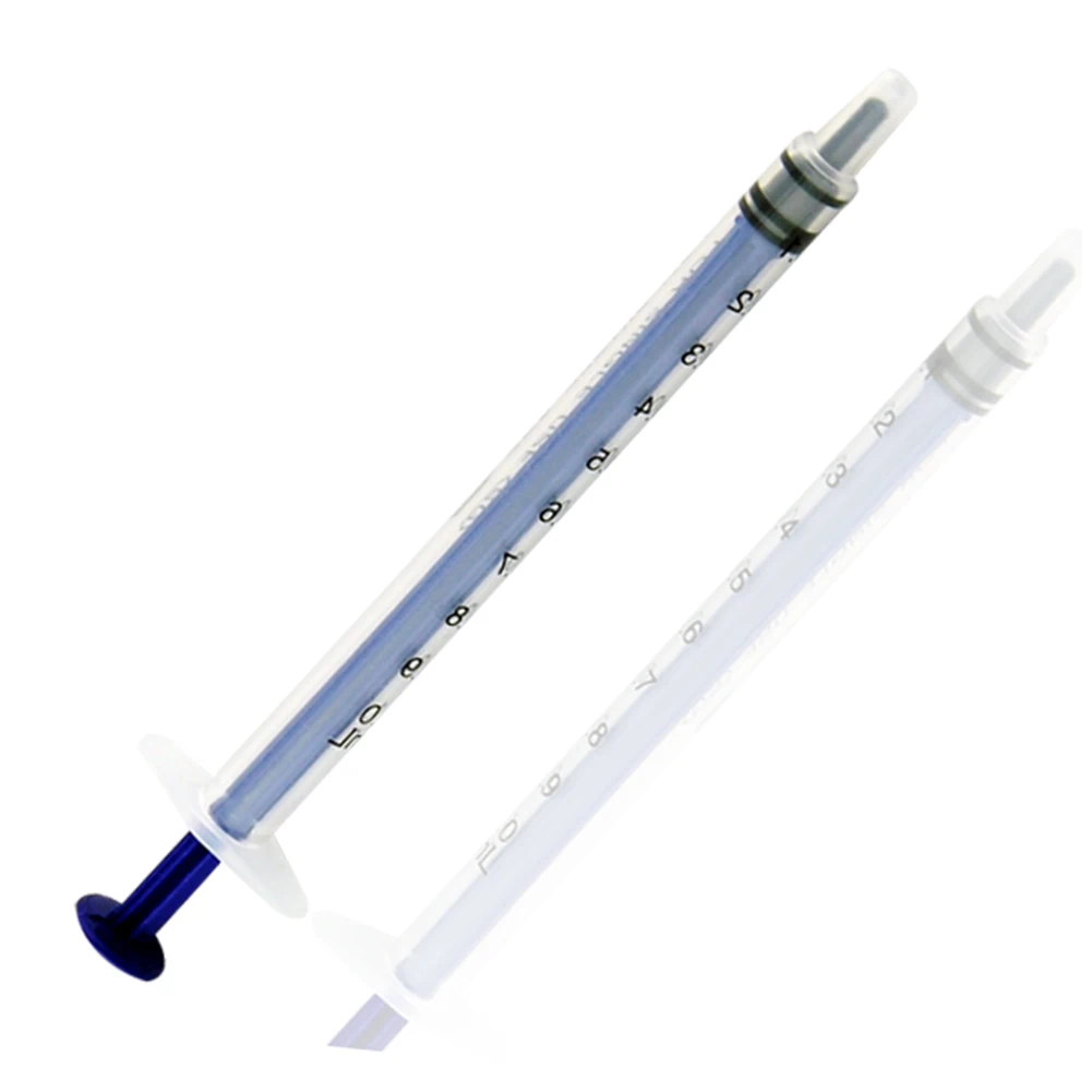 NEW Offer 1 mL Slim Injection Nutrient Syringe Solute Mixture Cartridge 100 Pcs