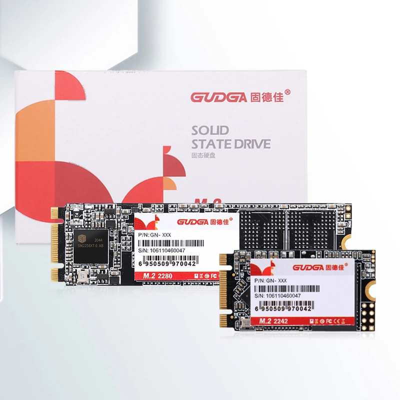 GUDGA M2 2280 SSD M.2 SATA 128gb 256 gb 512gb 1TB HDD 120g 240g NGFF SSD 2280mm 2242mm HDD disco duro for Desktop Laptop Xiaomi