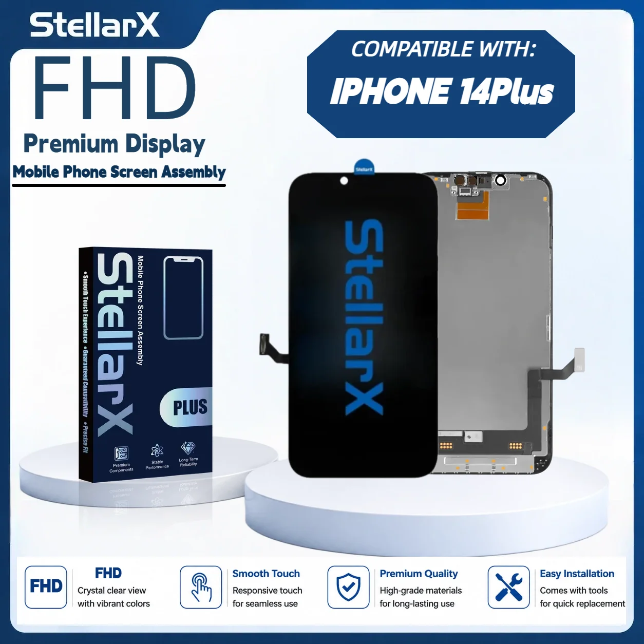 StellarX FHD High Color Gamut Screen Replacement Display
