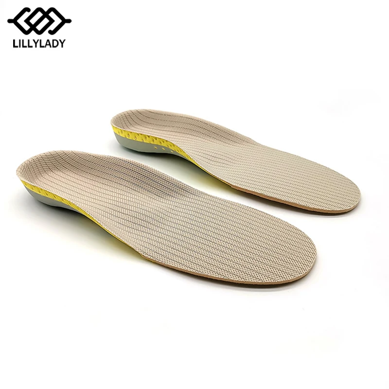 Sport Running Gel Insoles For Feet Man Women Shoes Sole Orthopedic Pad Massaging Shock Absorption Arch Support Health Care