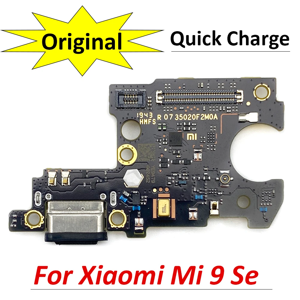 

100% Original New For Xiaomi Mi 9 Mi9 Se USB Charging Port Mic Microphone Dock Connector Board Flex Cable Repair Parts