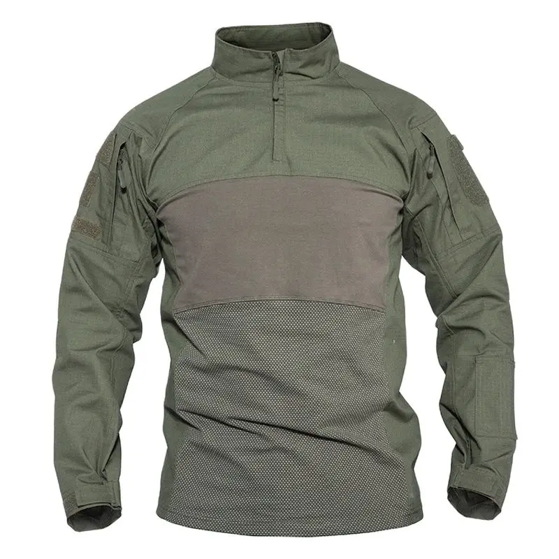 EKLENTSON Tactical Hunting T-Shirts Men Long Sleeve Work T Shirts Outdoor Sport Hiking Climbing Camping Shirt sport t shirt,long sleeve t shirt