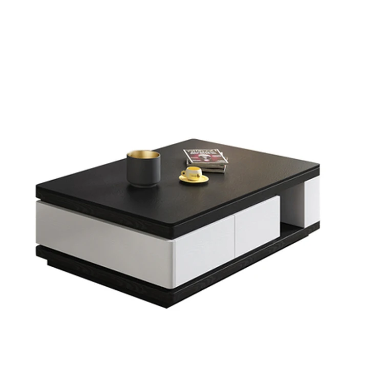 שולחן קפה מעץ מלא עתיק וינטאג' עם ציור ידני רוסטי של זכוכית ושיש