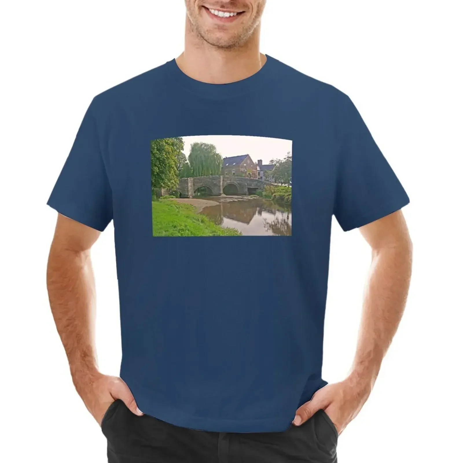 

Clun Bridge, September 2022 T-shirt sports fans summer clothes quick-drying mens t shirt