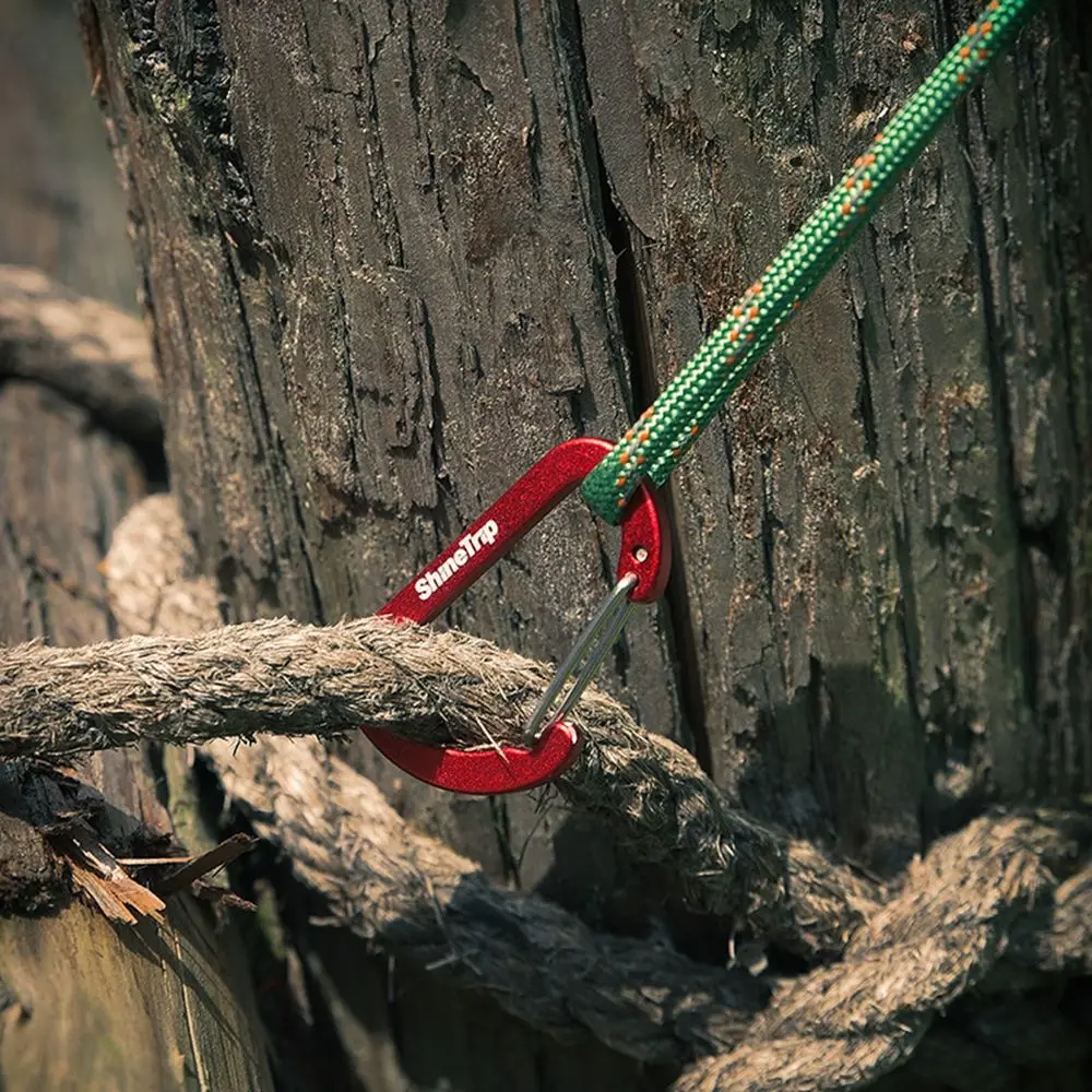 Carabiner Keychain Aluminium Camping Hiking Hook Multicolour_voghion.com