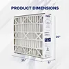 Trion Air Bear 20 x 25 x 5 Inch MERV 8 Air Purifier Filter Air Bear Supreme Right Angle Cub Cleaner Purification 3 Pack 3