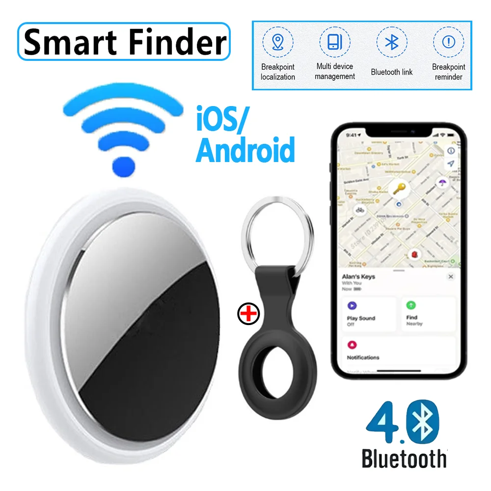 Smart Finder Tracker Key Finder Phone Airtag APP Search With Alarm Real-time Location Children Positioning Tracker Pet Locator