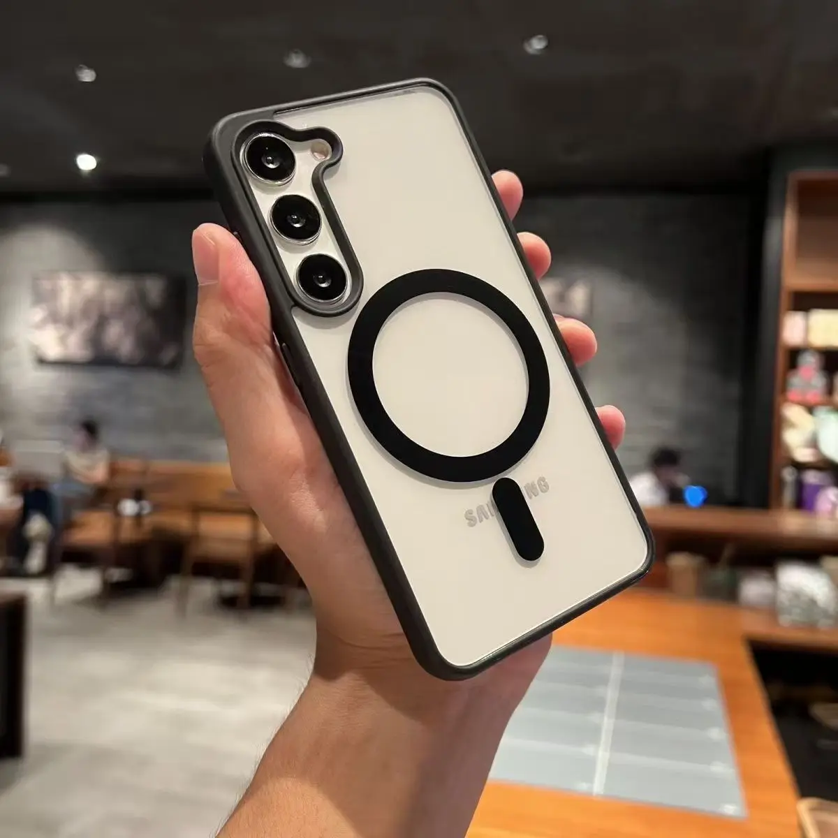 Para magsafe caso magnético para samsung galaxy s25 s24 s23 fe s22 plus ultra borda a15 a35 a55 a16 a36 a56 capa 8