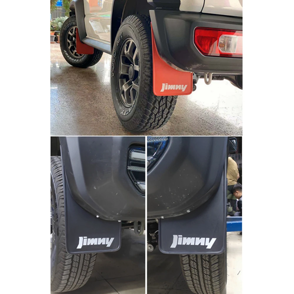 Car Mud Flaps Mud Flaps Fender Splash Guards 4PCS For Suzuki Jimny JB74 JB64-22