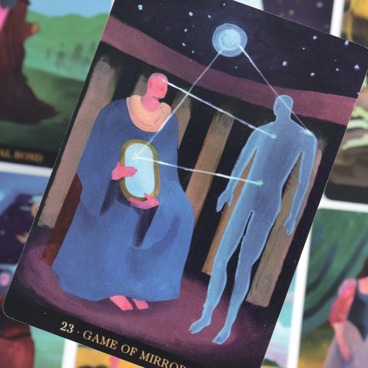 Inspirational Wicca Oracle Cards For Family Party High Quality Fortune Telling Divination Tarot Cards 6