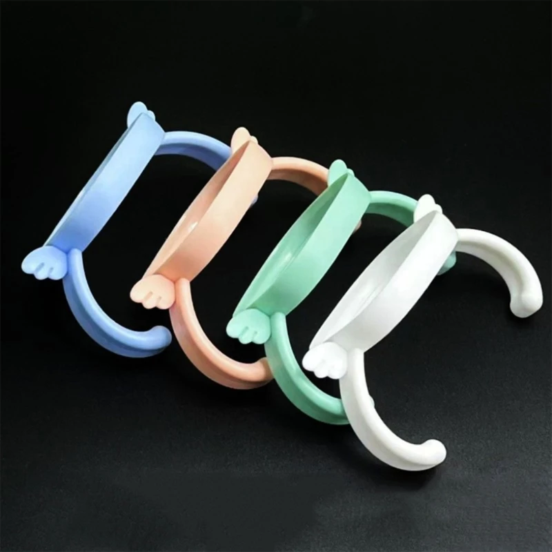 Milk Bottle Handle Baby Bottle Square Handle Feeding Handles for Hegen Glass Bottles Easy Grip for Baby Infant A2UB
