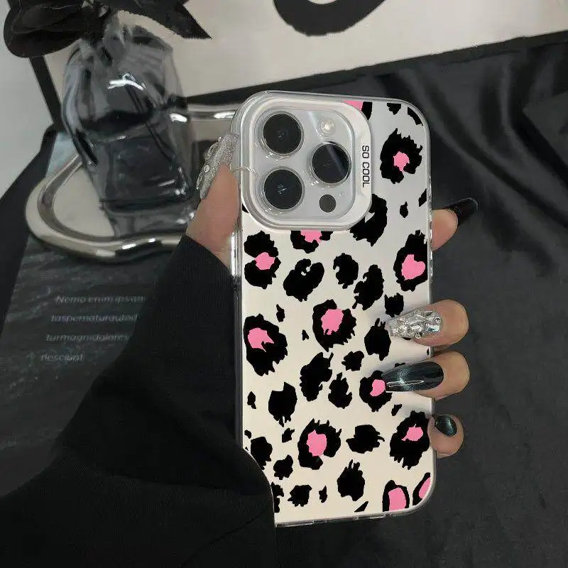 Leopard Print Hard Cover Phone Case