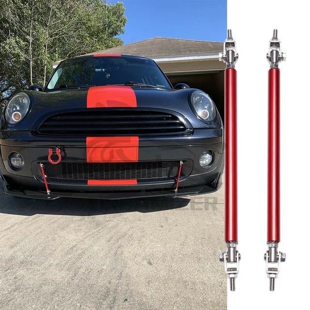 For Mini Cooper S r56 r53 f56 Front Bumper Lip Splitter Accessories Strut  Rods