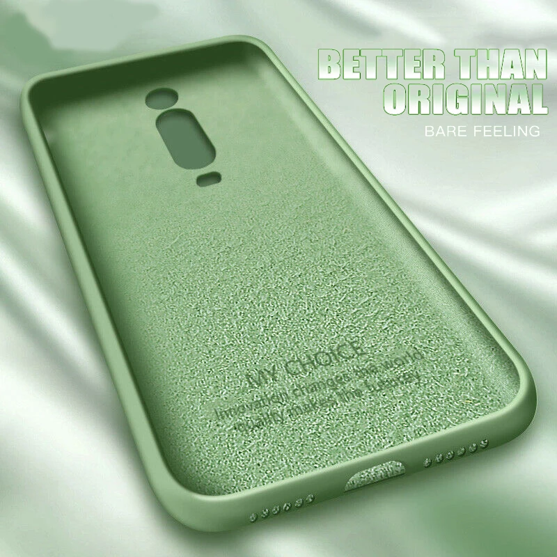 Premium Liquid Silicone Soft TPU Phone Case - Original Matte Protective Cover