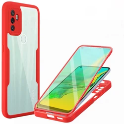 Dual - Layer Shockproof Protective Case with 360° Protection for OPPO A79 5G (Red)