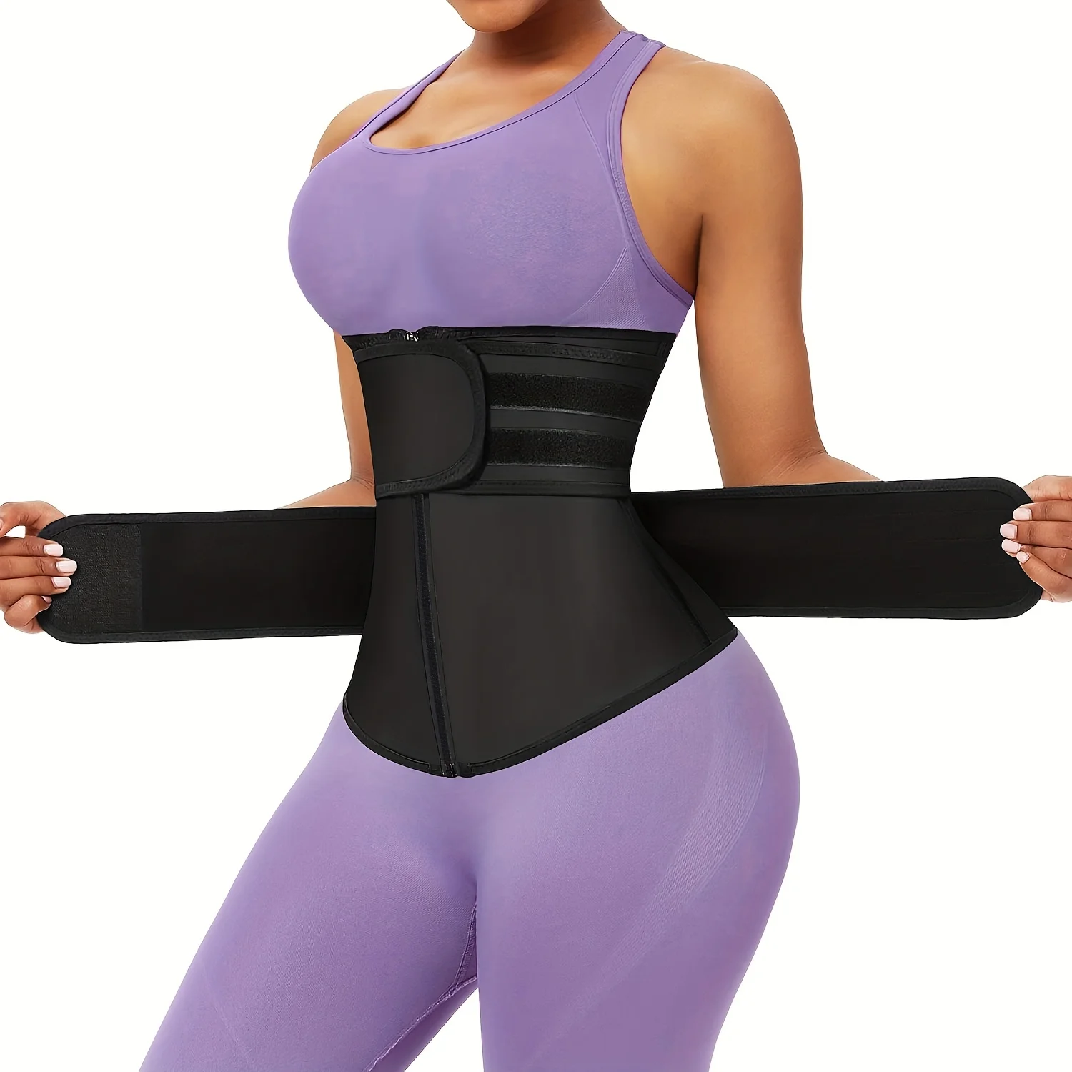 Waist Trainer Belt for Women Man - Waist Trimmer Weight Loss Ab